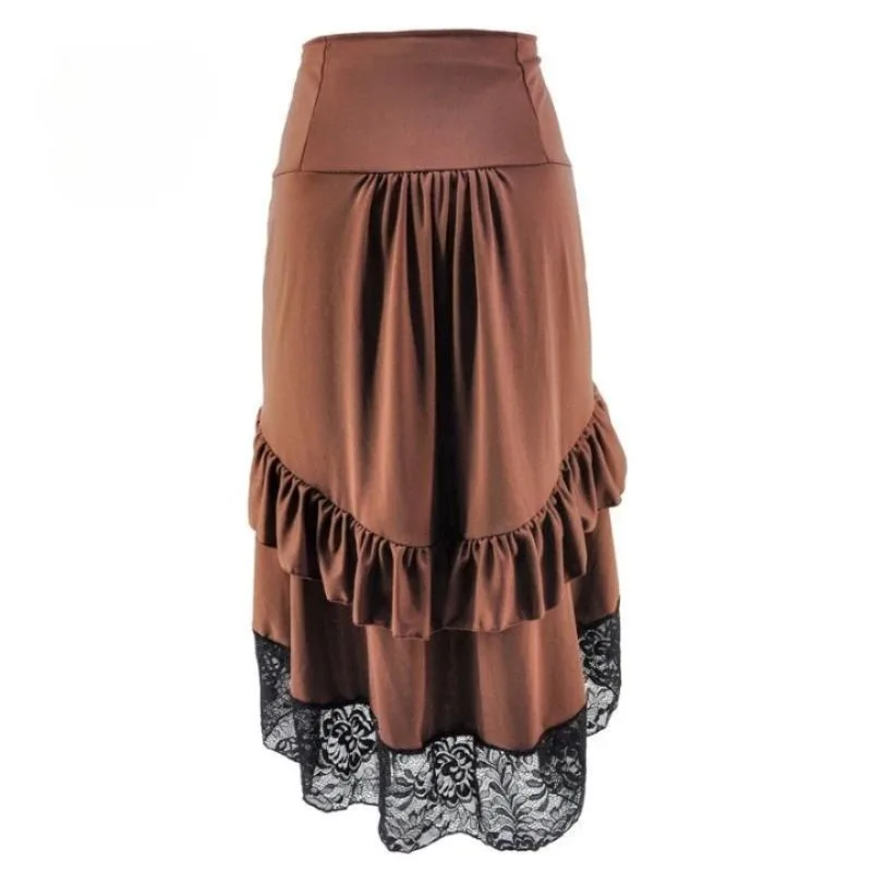 Vue 2 — Jupe Longue Style Steampunk