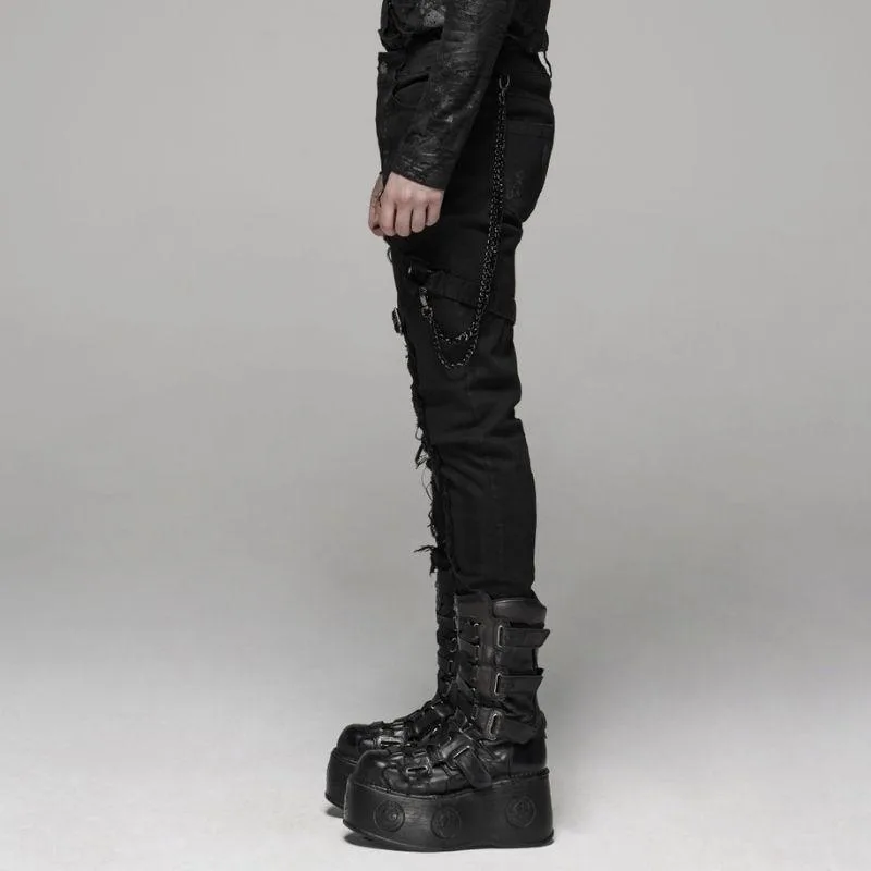 Vue 3 — Pantalon Punk Gothique Homme
