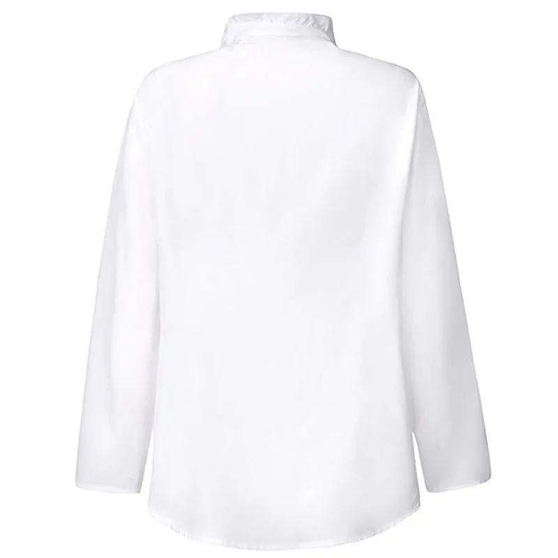 Vue 3 — Blouse Victorienne Col Volanté Femme