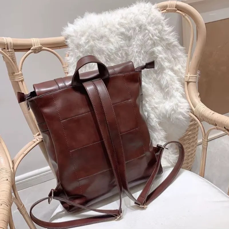 Vue 6 — Sac à Dos Femme Vintage en PU