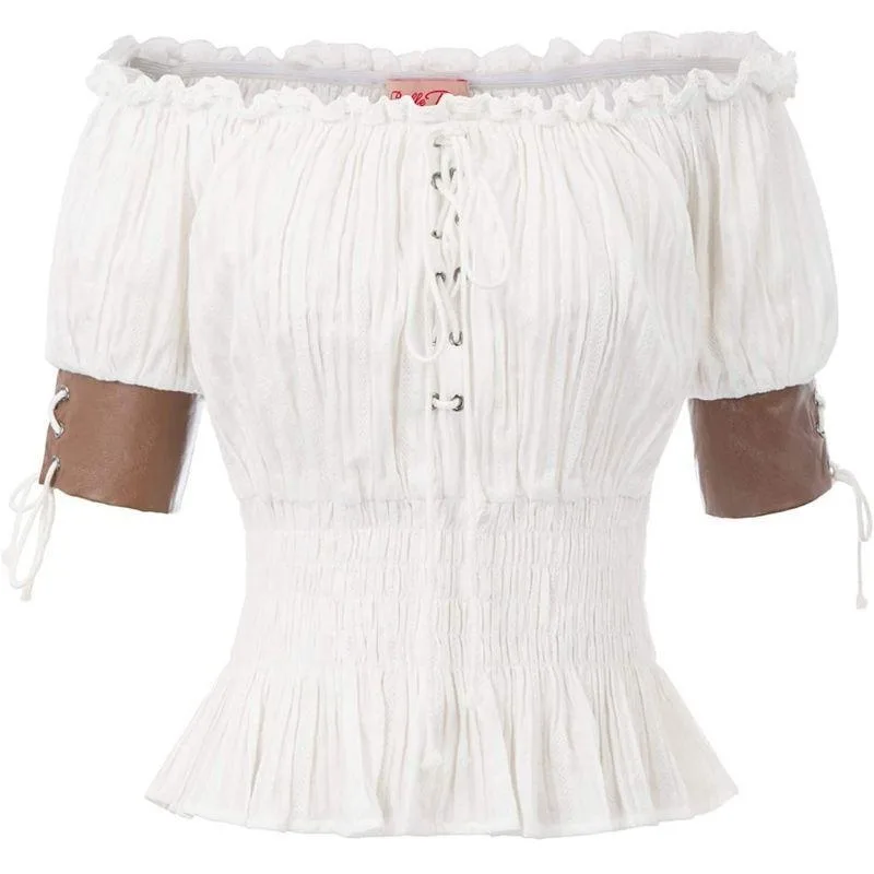 Vue 5 — Chemise Steampunk Epaules Dénudées
