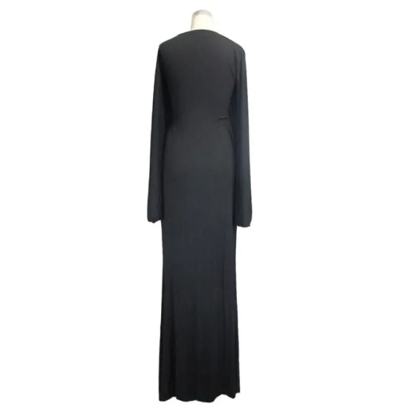 Vue 6 — Robe Steampunk Victorienne Noire