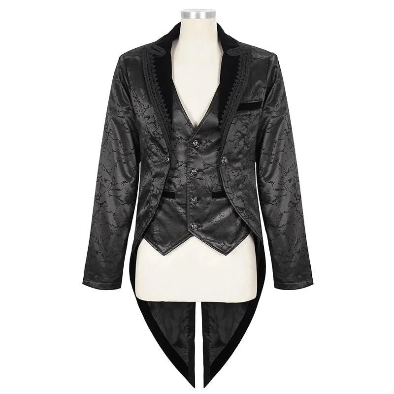 Vue 5 — Veste Steampunk Homme Avec Queue de Pie