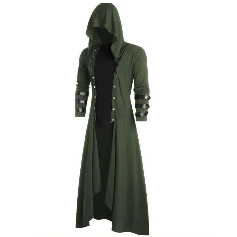 Vue 4 — Veste Steampunk Homme Longue