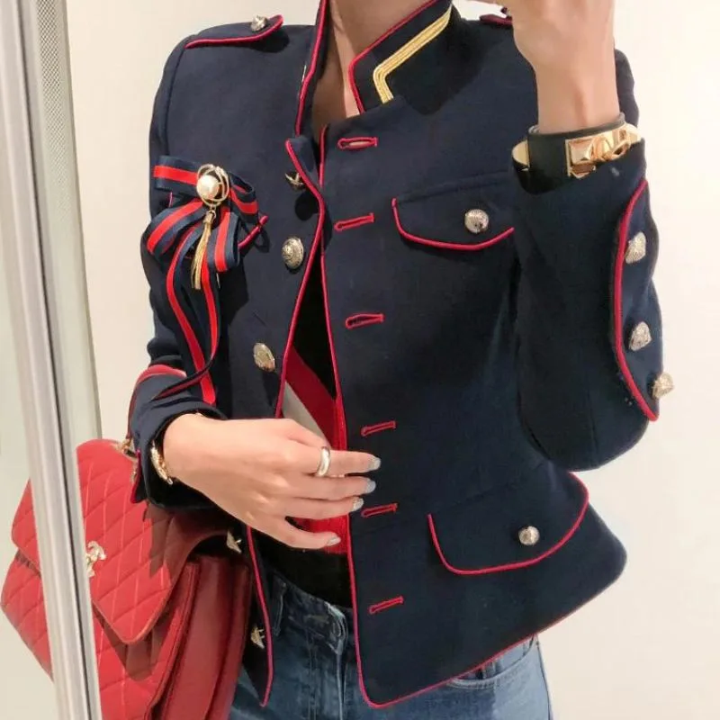Vue 2 — Veste Militaire Gothique Femme