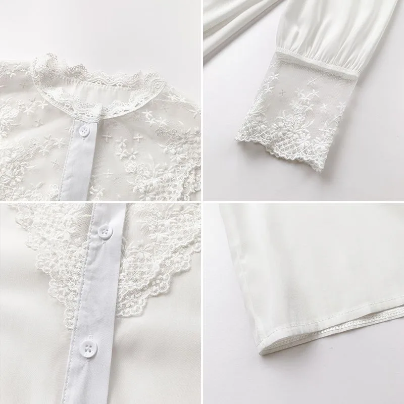 Vue 3 — Chemise Blanche Victorienne