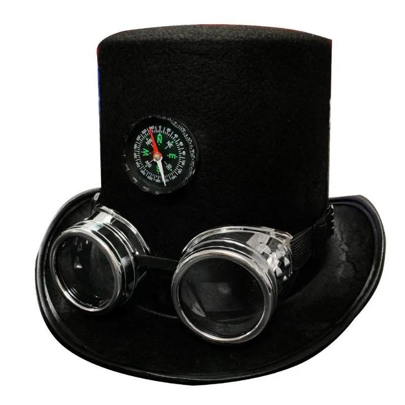Vue 4 — Chapeau Steampunk Feutrine