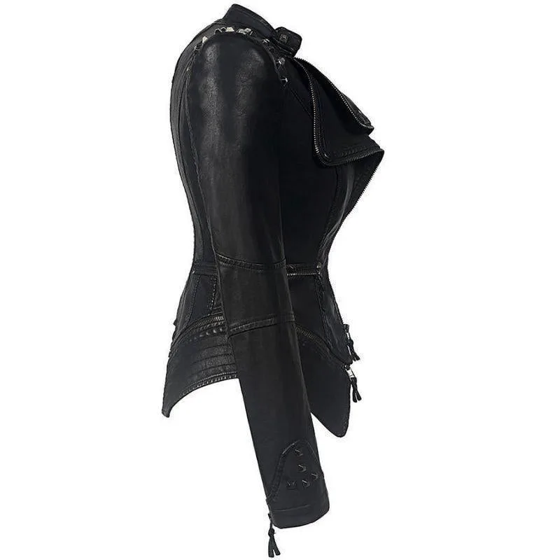 Vue 2 — Veste en simili Gothique Femme