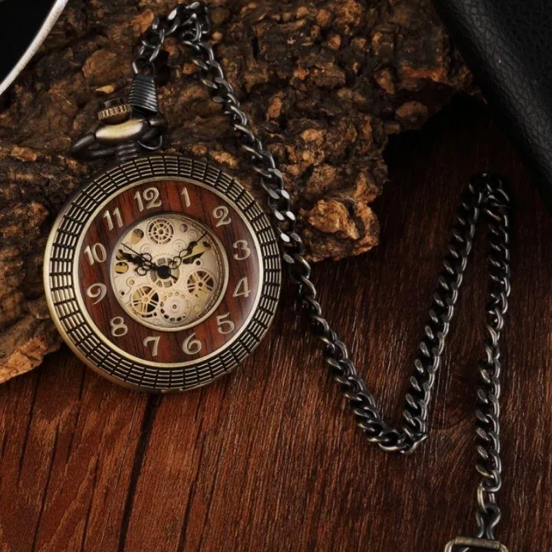 Vue 5 — Montre à Gousset Steampunk Sans Pile