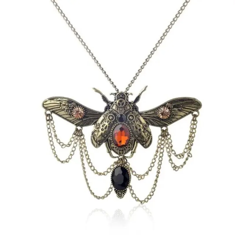 Vue 2 — Pendentif Steampunk Insecte