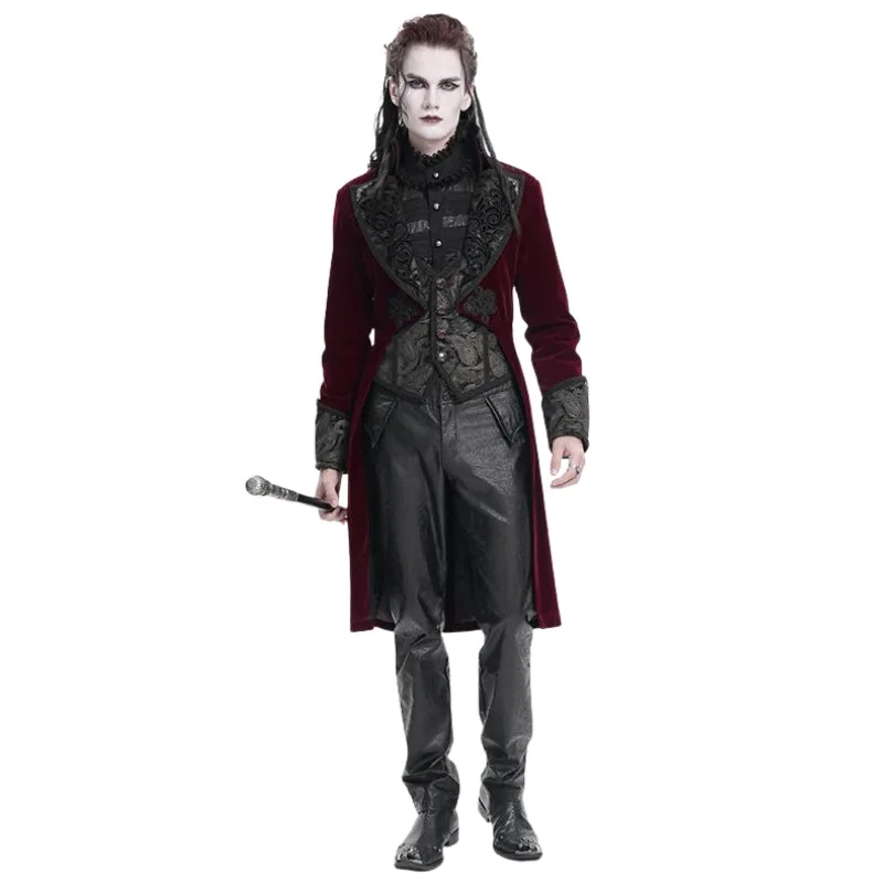 Vue 1 — Manteau Steampunk Redingote Homme