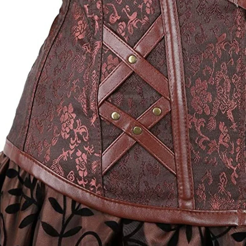 Vue 5 — Robe Steampunk Victorienne