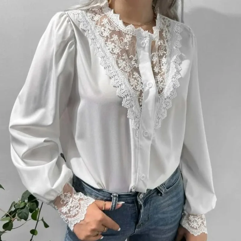 Vue 2 — Chemise Blanche Victorienne