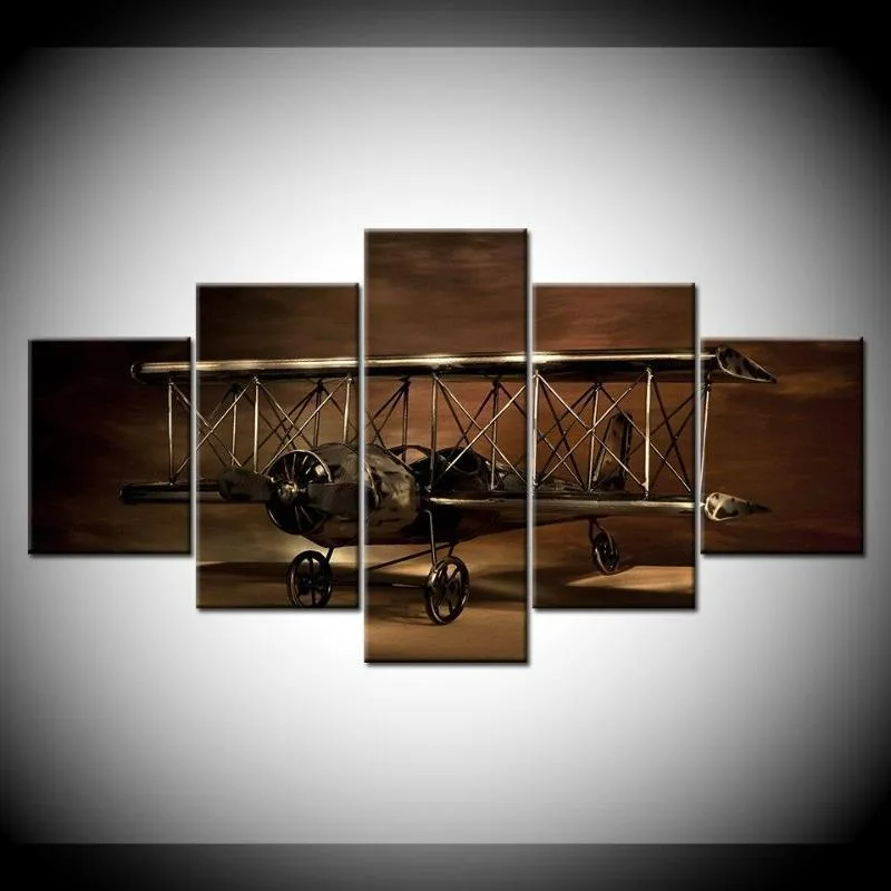 Vue 3 — Tableau Steampunk Avion Vintage