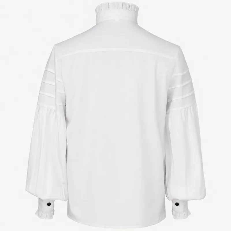 Vue 4 — Chemise Steampunk Homme à Jabot
