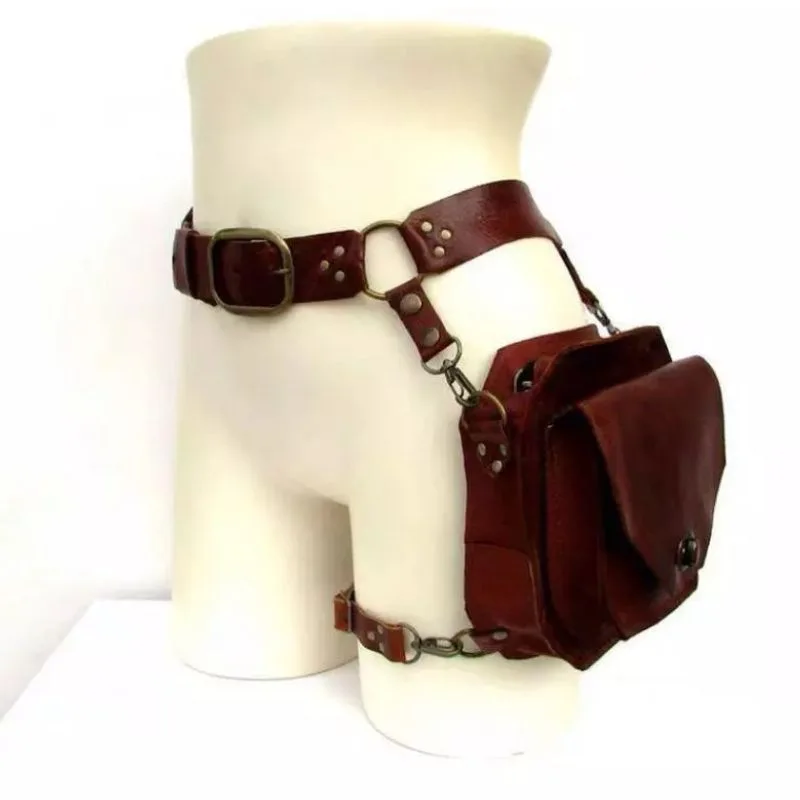 Vue 2 — Ceinture Steampunk Avec Poche