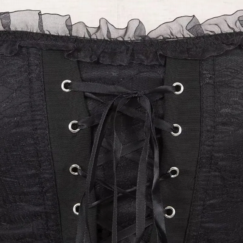 Vue 4 — Corset Steampunk à Lacets