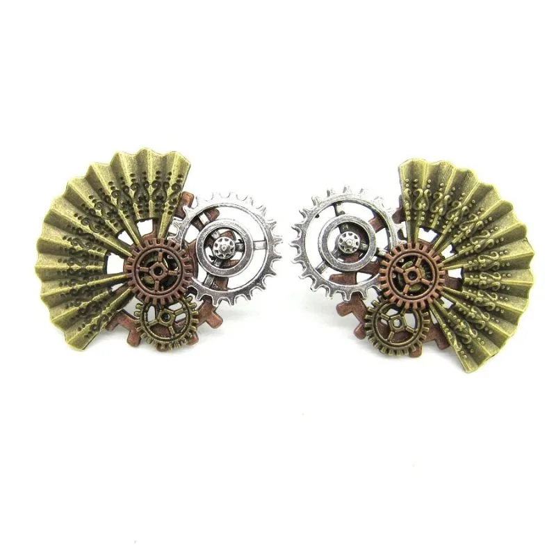 Vue 25 — Boucles d'Oreilles Pendantes Steampunk