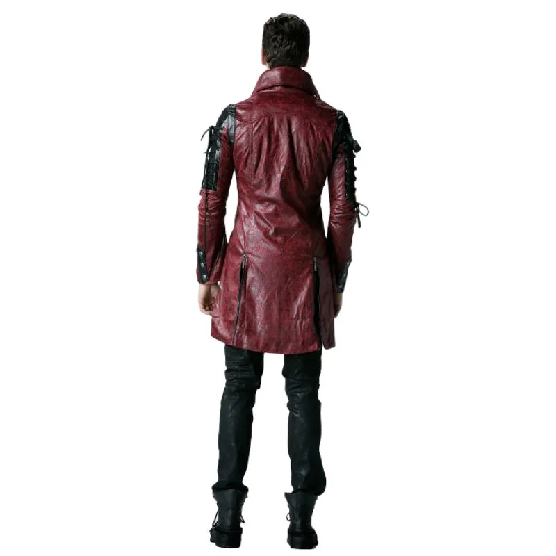 Vue 7 — Manteau Steampunk Gothique Long
