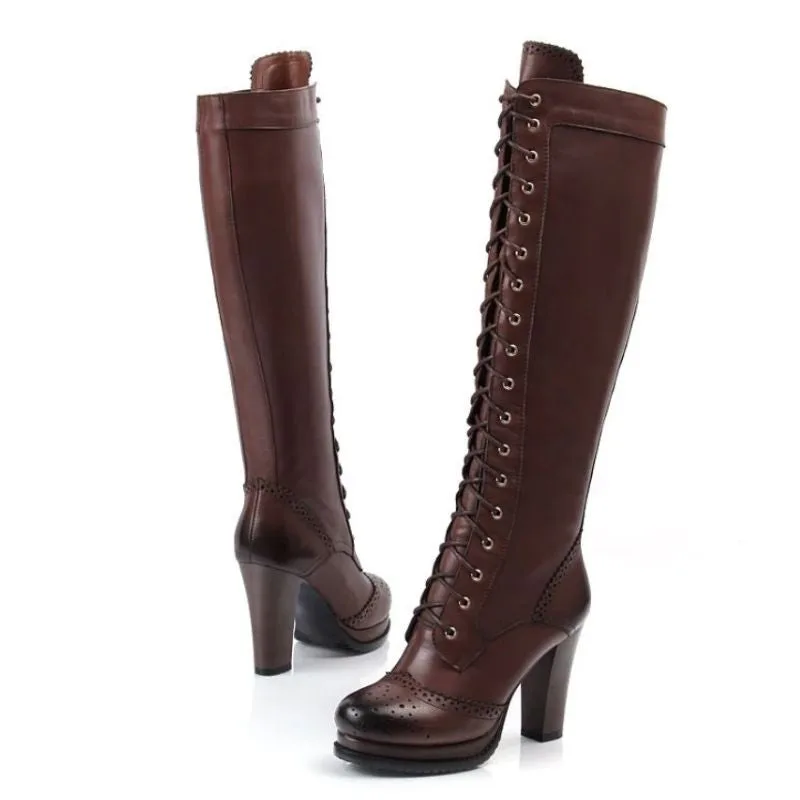 Vue 12 — Bottes Victoriennes en Cuir & Simili