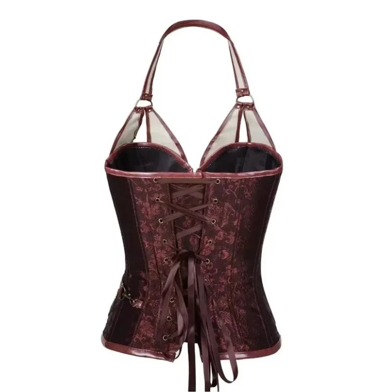 Vue 9 — Corset Steampunk Grande Taille