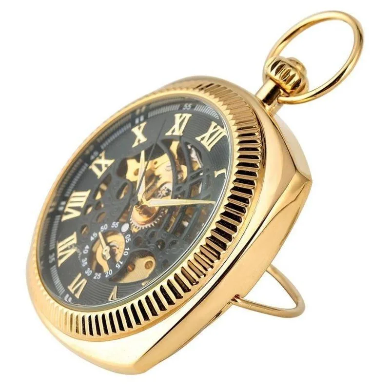 Vue 5 — Montre Gousset Carrée Ancienne