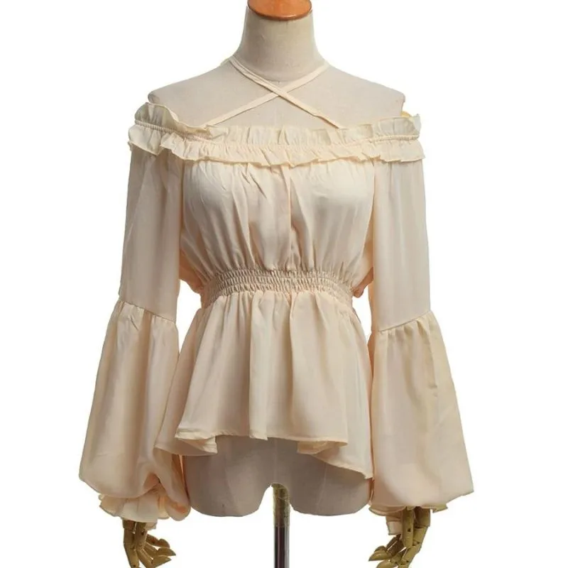 Chemise Médiévale Femme Manches Évasées
