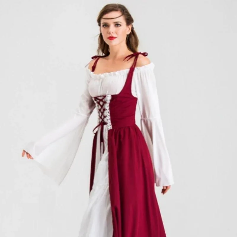 Vue 3 — Robe Médiévale Victorienne