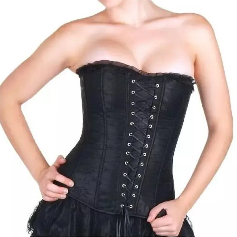 Vue 2 — Corset Steampunk à Lacets