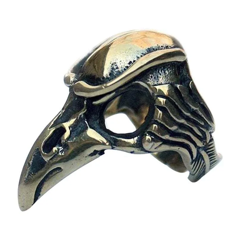 Bague Corbeau Steampunk Bronze Bague Corbeau Steampunk Bronze