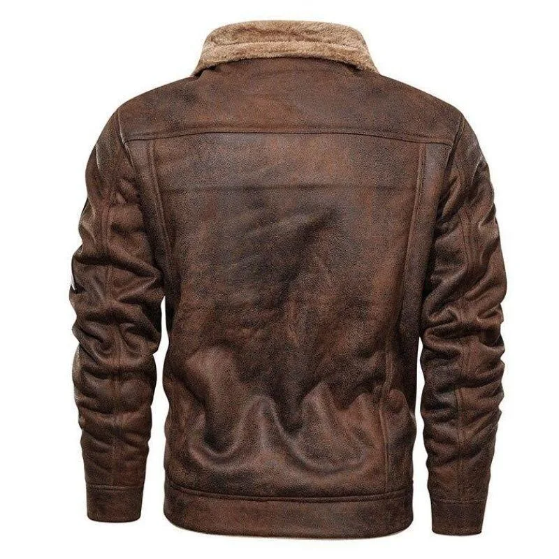 Vue 3 — Manteau Steampunk Vintage en PU