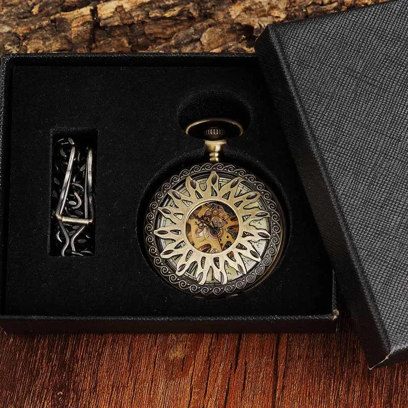 Vue 8 — Montre à Gousset Steampunk Soleil
