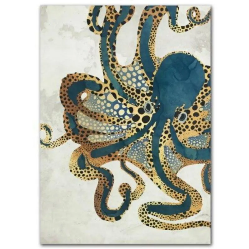 Tableau Steampunk Pieuvre