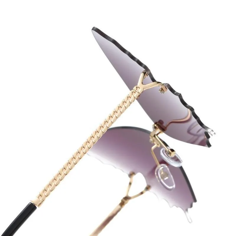 Vue 7 — Lunettes de Soleil Steampunk Forme Papillon