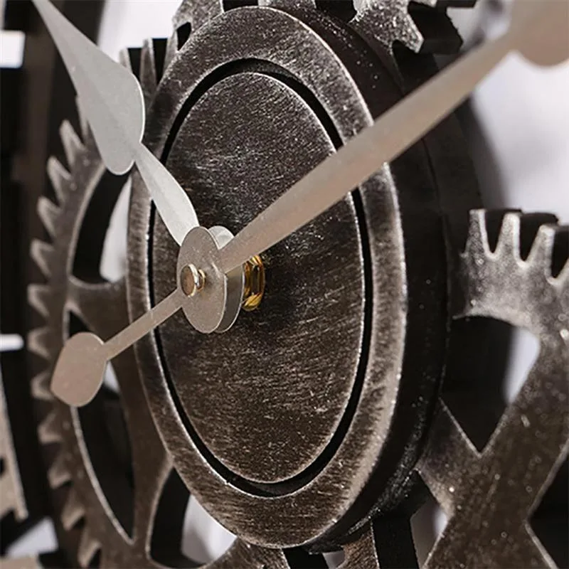 Vue 4 — Horloge Murale Steampunk