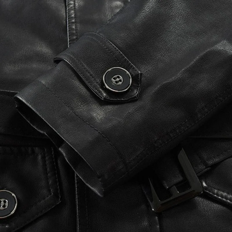 Vue 6 — Veste Steampunk Homme en PU