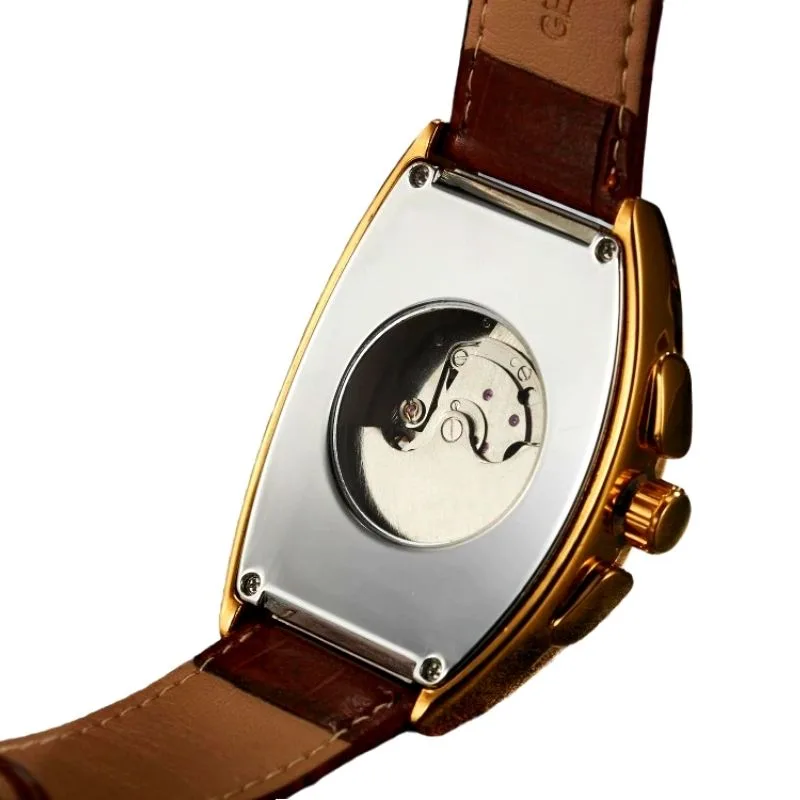 Vue 6 — Montre Rectangulaire Homme Vintage