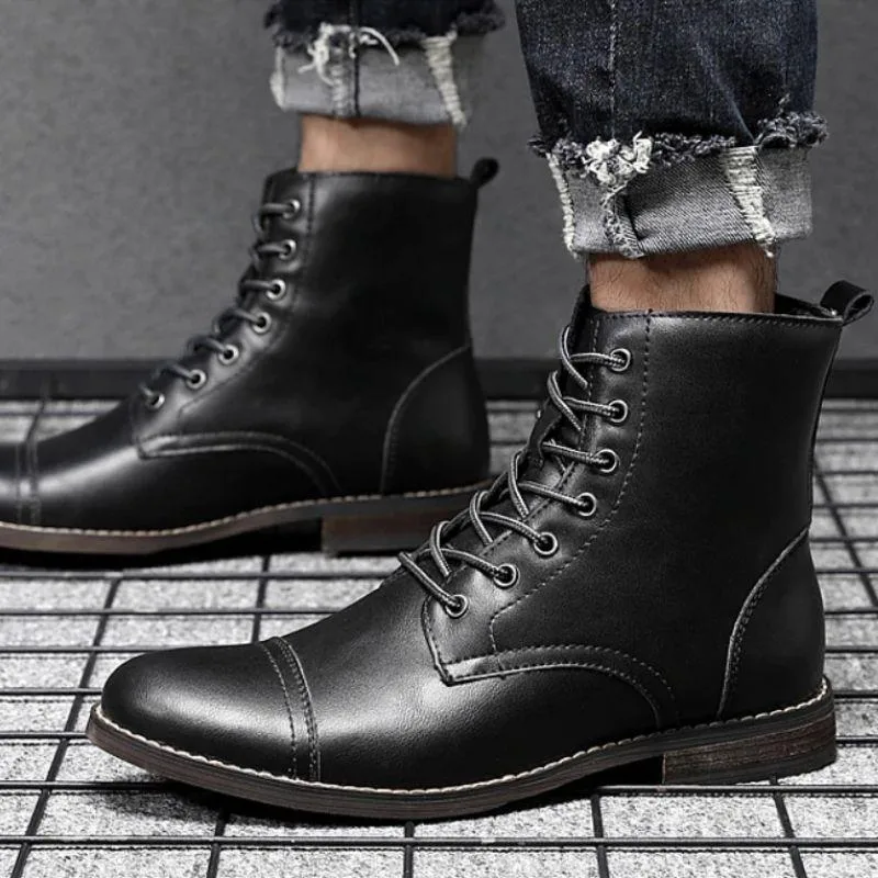 Vue 8 — Bottines Steampunk Homme