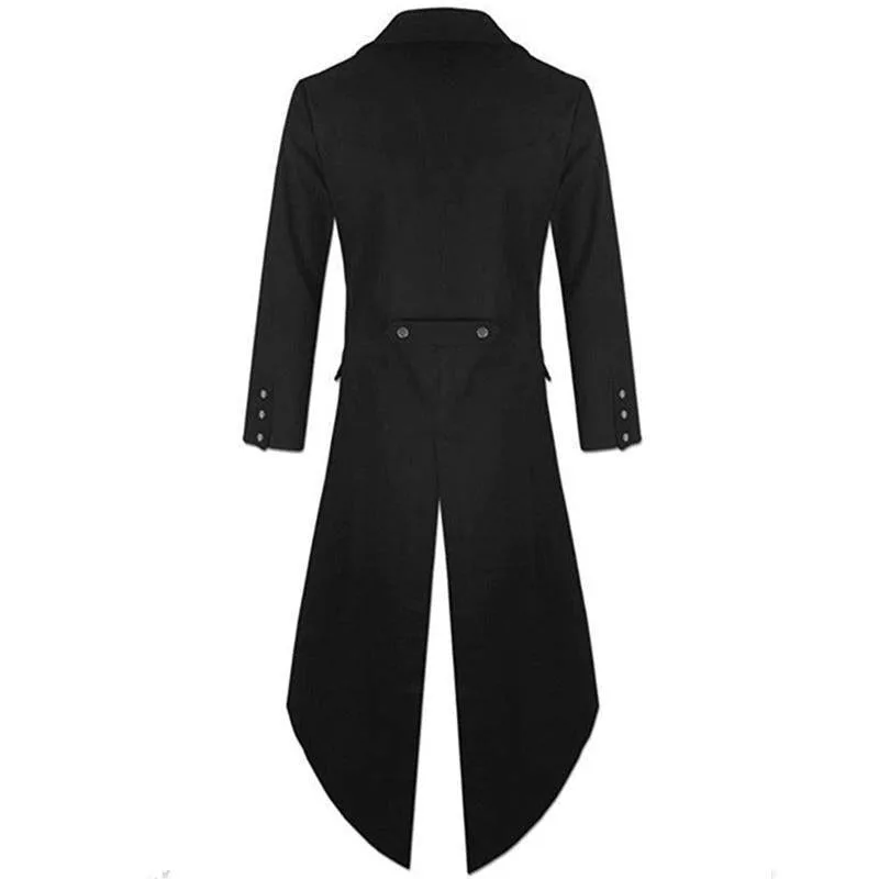 Vue 2 — Veste Gothique Victorienne en Queue de Pie
