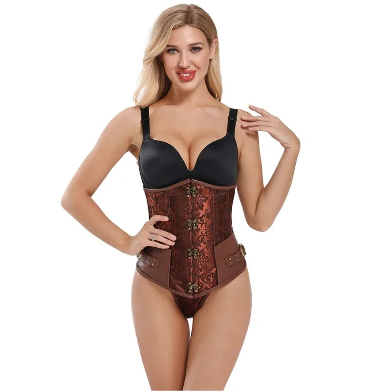 Vue 2 — Corset Serre Taille Steampunk