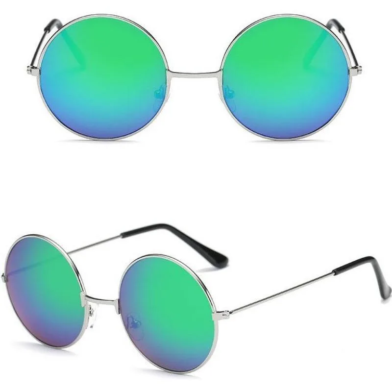 Vue 17 — Lunettes de Soleil Rondes Vintage Femme