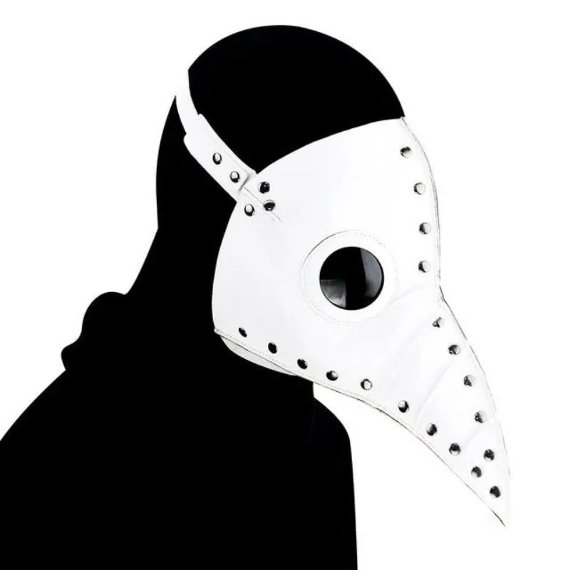 Vue 2 — Masque Médecin de la Peste Blanc