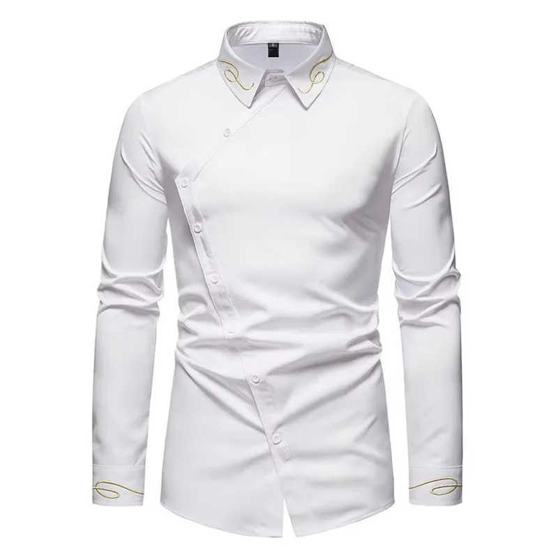 Vue 8 — Chemise à Boutonnage Asymétrique