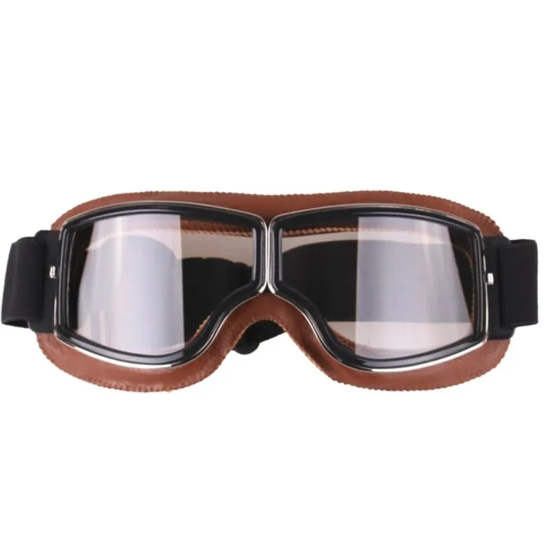 Vue 4 — Lunettes Steampunk Rétro Moto