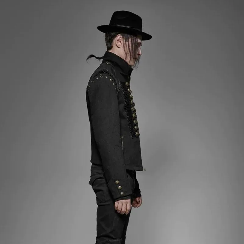 Vue 5 — Veste Homme Gothique Militaire Officier