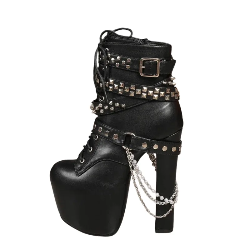 Bottines Steampunk Gothique