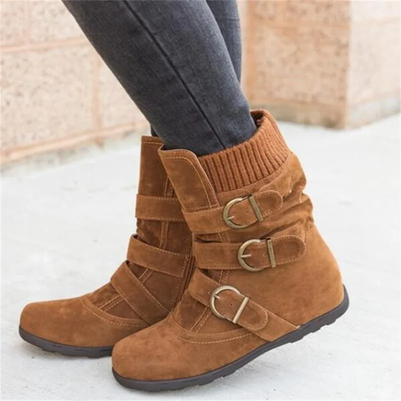 Vue 3 — Bottines Chaudes pour Femme Steampunk