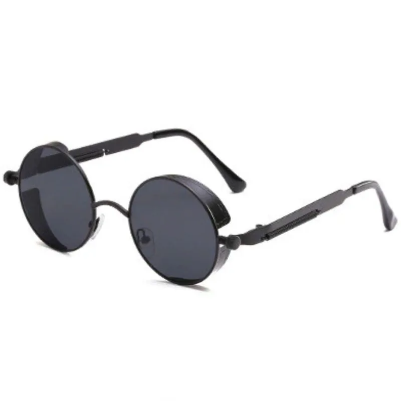 Vue 13 — Lunettes de Soleil Rondes en Métal