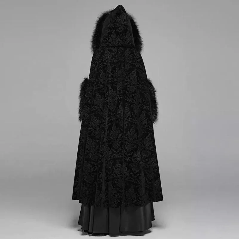 Vue 4 — Manteau Cape Gothique Femme