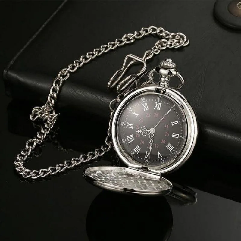 Vue 4 — Montre Gousset Acier Inoxydable